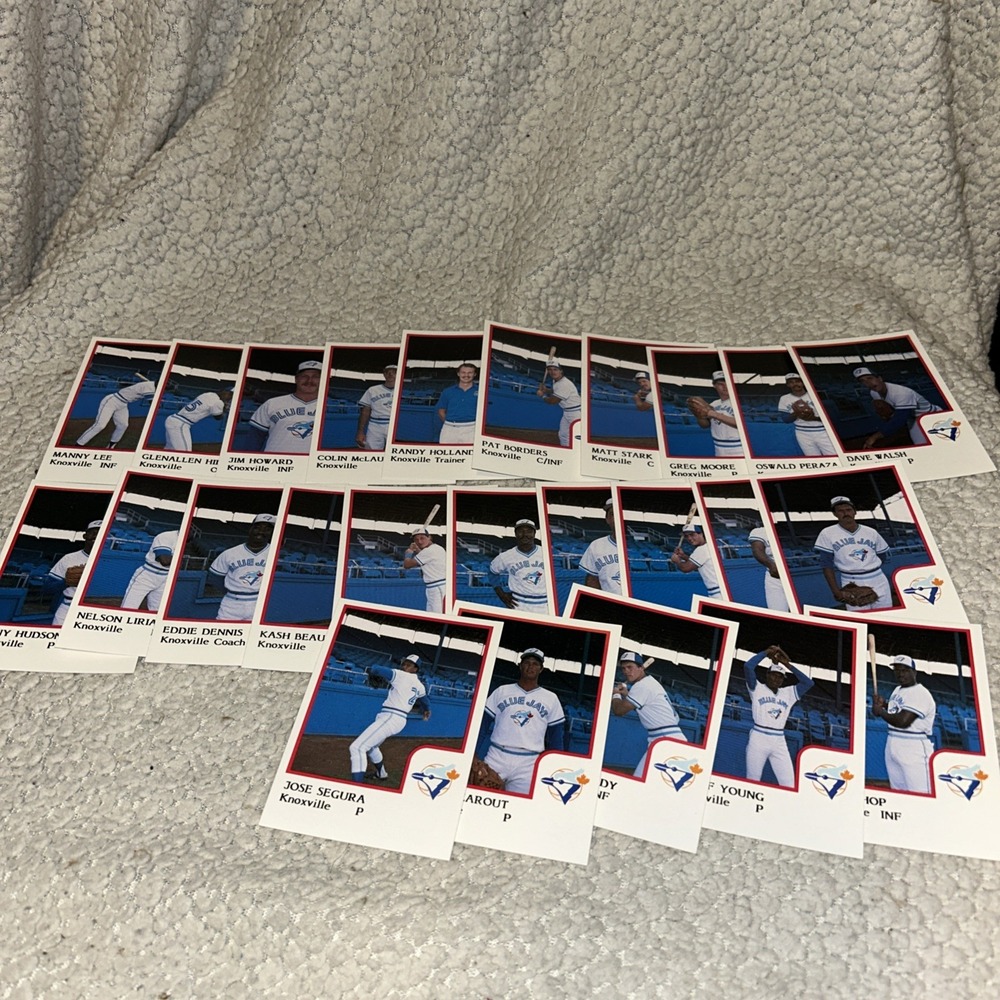 1986 ProCards Knoxville Blue Jays Sil Campusano Lot Of 25 Baseball Cards E3‎